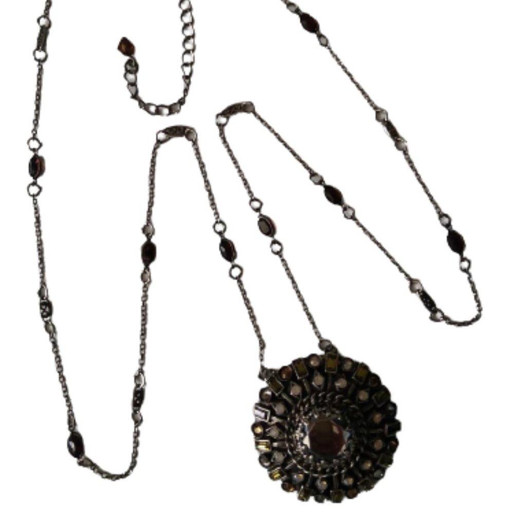 SORRELLI NECKLACE WITH RUBBIES - Picture 2 of 5